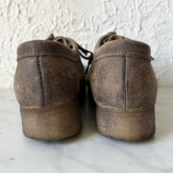 Vintage Clarks Original Wallabees Suede Leather Crepe Sole - Womens' Size 7 - Picture 4 of 8